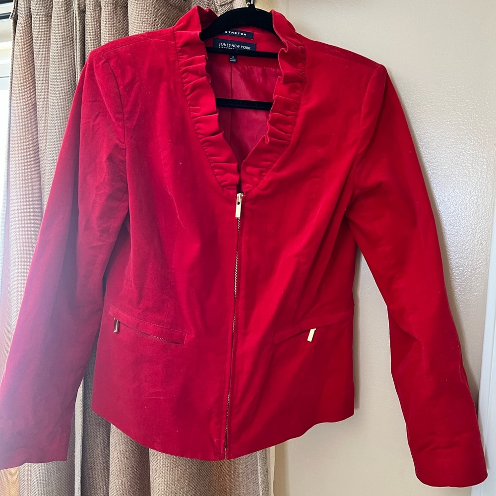 Red blazer